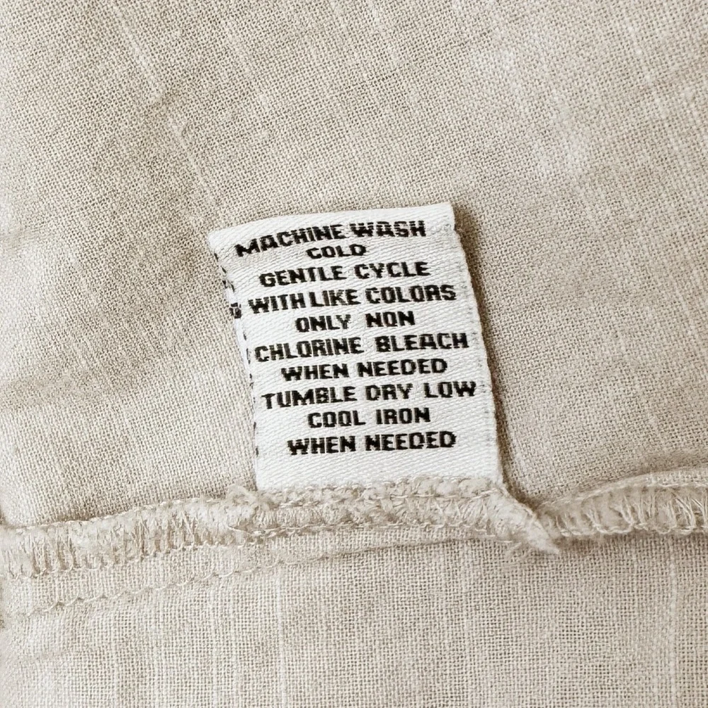 Madewell Natural Linen-Cotton Square-Neck Top (2) - Picture 5 of 6